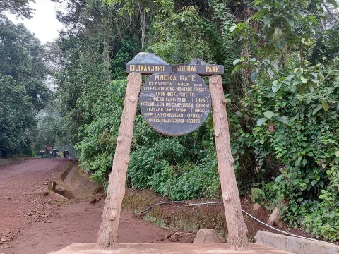 Kilimandżaro 6: z obozu Mweka do wioski Mweka
