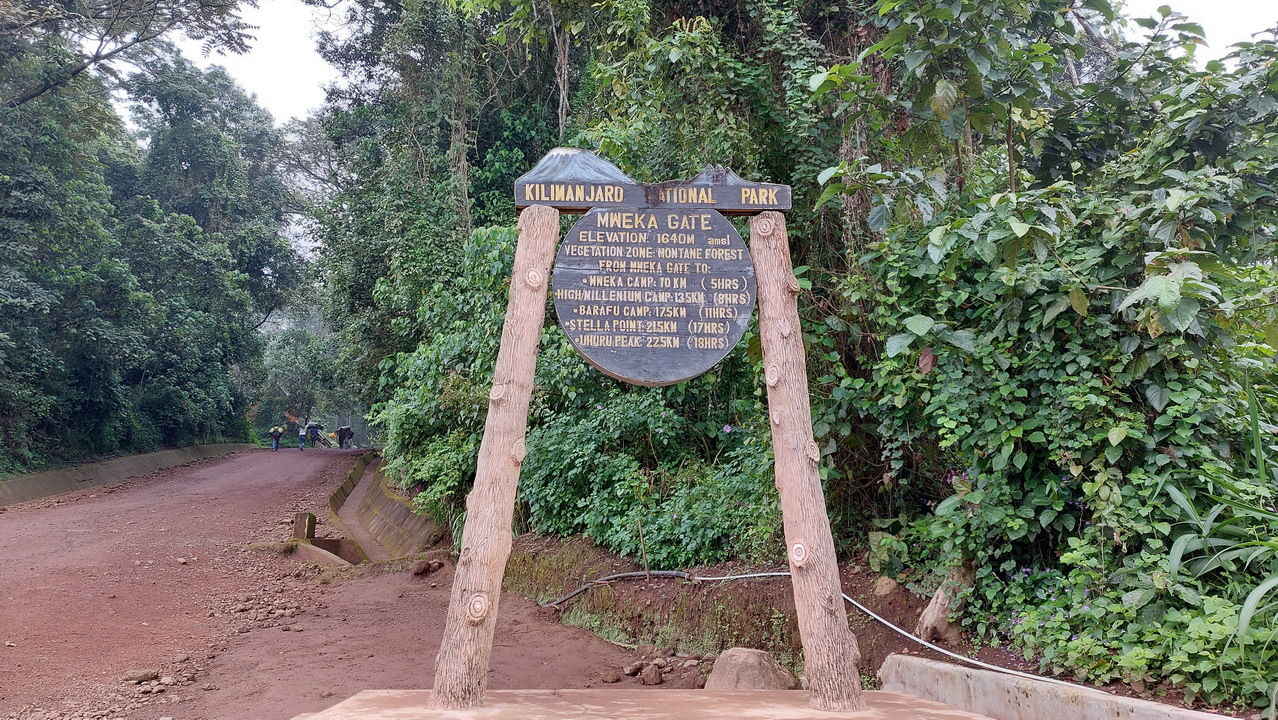 Kilimanjaro 6 da Mweka Camp (3.048 mt) a Mweka Village (1.646 mt)