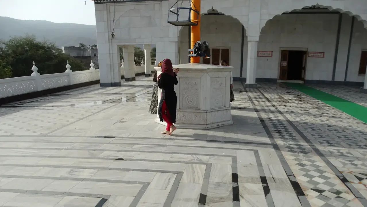 Vista di un tempio Sikh a Pushkar in India.