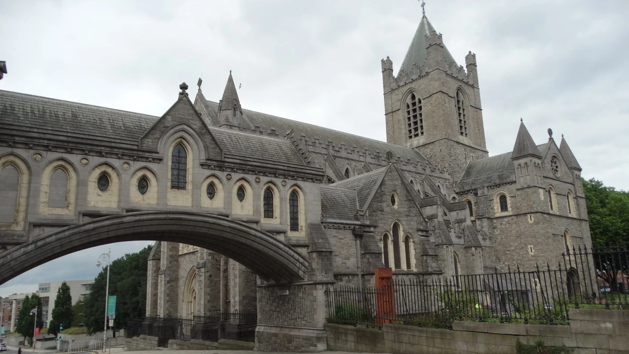 La cattedrale di Christ Church a Dublino in Irlanda.