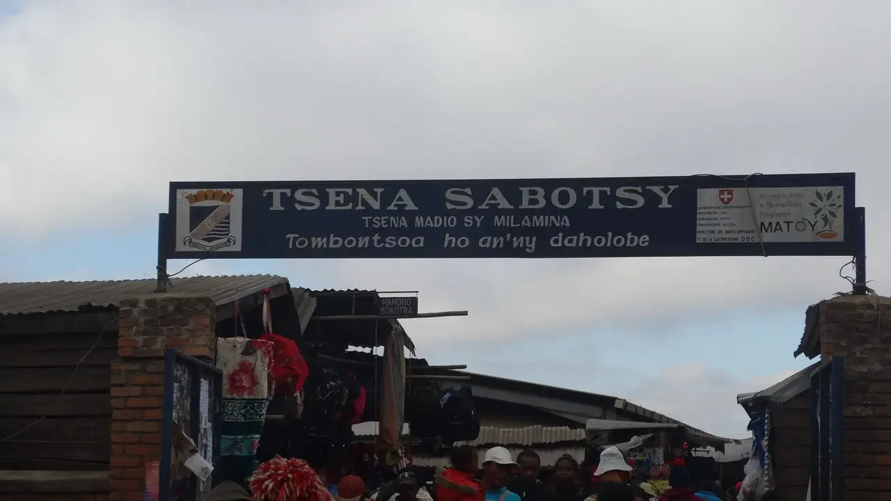 Mercato di Sobotsy a Antsirabe, Madagascar.