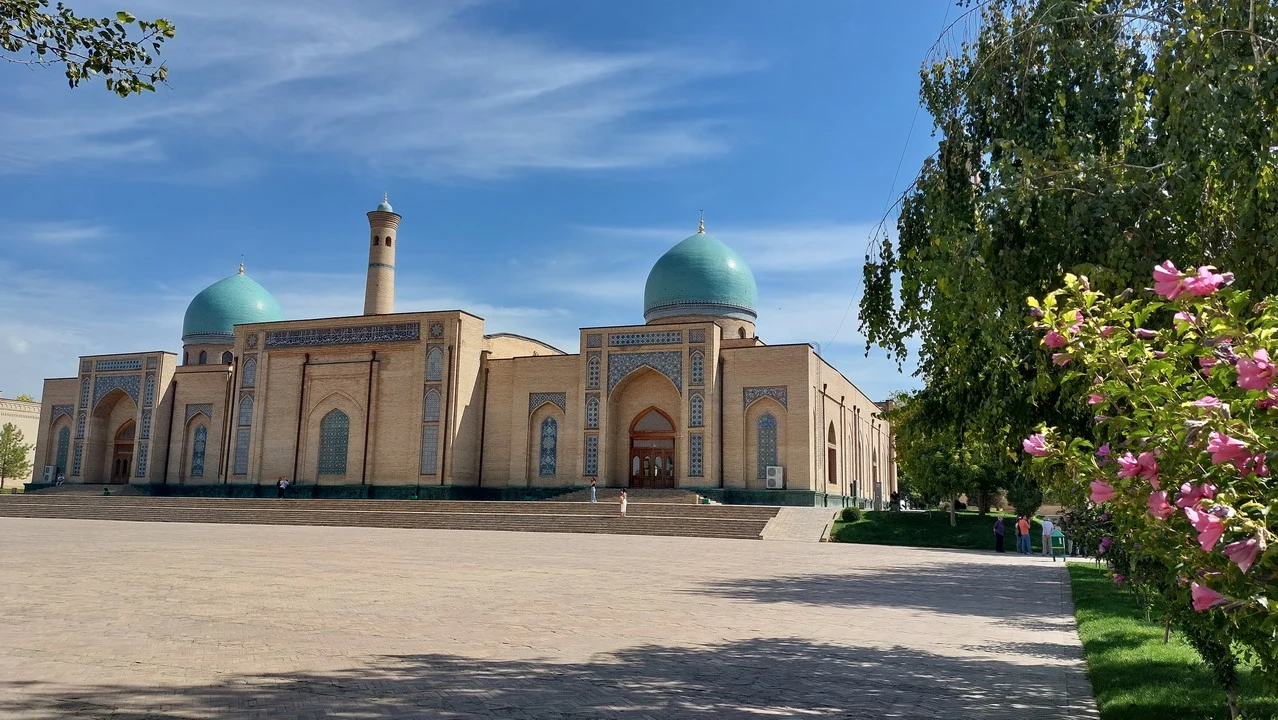 Moschea Barak Khan a Tashkent, Uzbekistan.