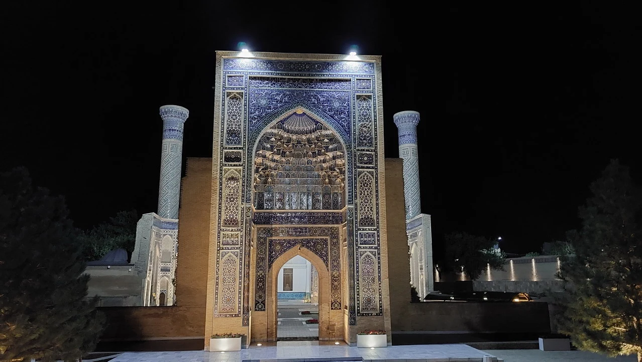 Il mausoleo di Gur-e-Amir a Samarcanda, in Uzbekistan.